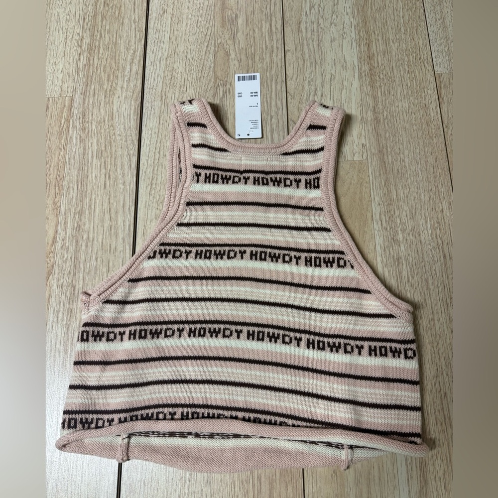 NWT Urban Outfitters Howdy Crocheted Tank - Picture 6 of 6